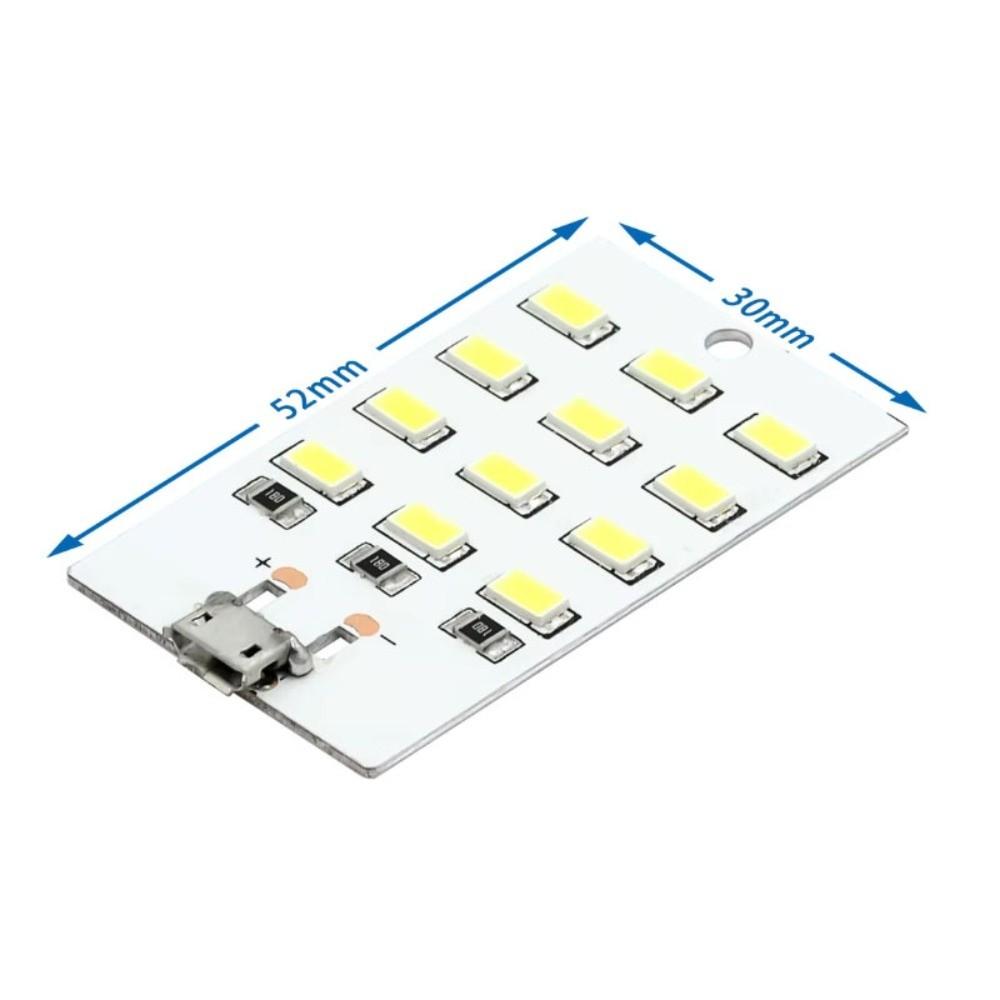 High Quality 8/12/16/20 Beads 5730 SMD LED Panel 430mA~470mA 5V Power LED Lighting Board White Light USB LED Light Power Outage