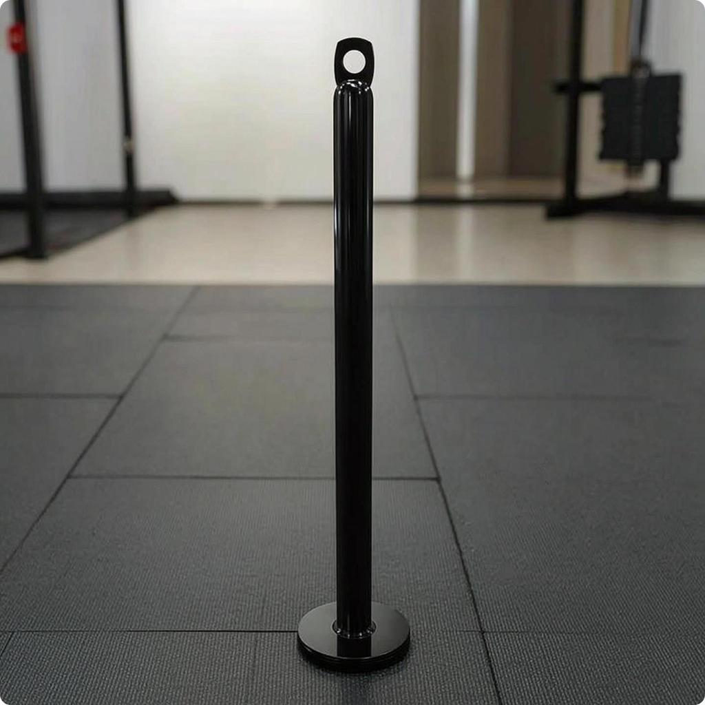 WeightLoading Post with Base Sturdy Freestanding Weight HeavyDuty Plate Holder for Fitness