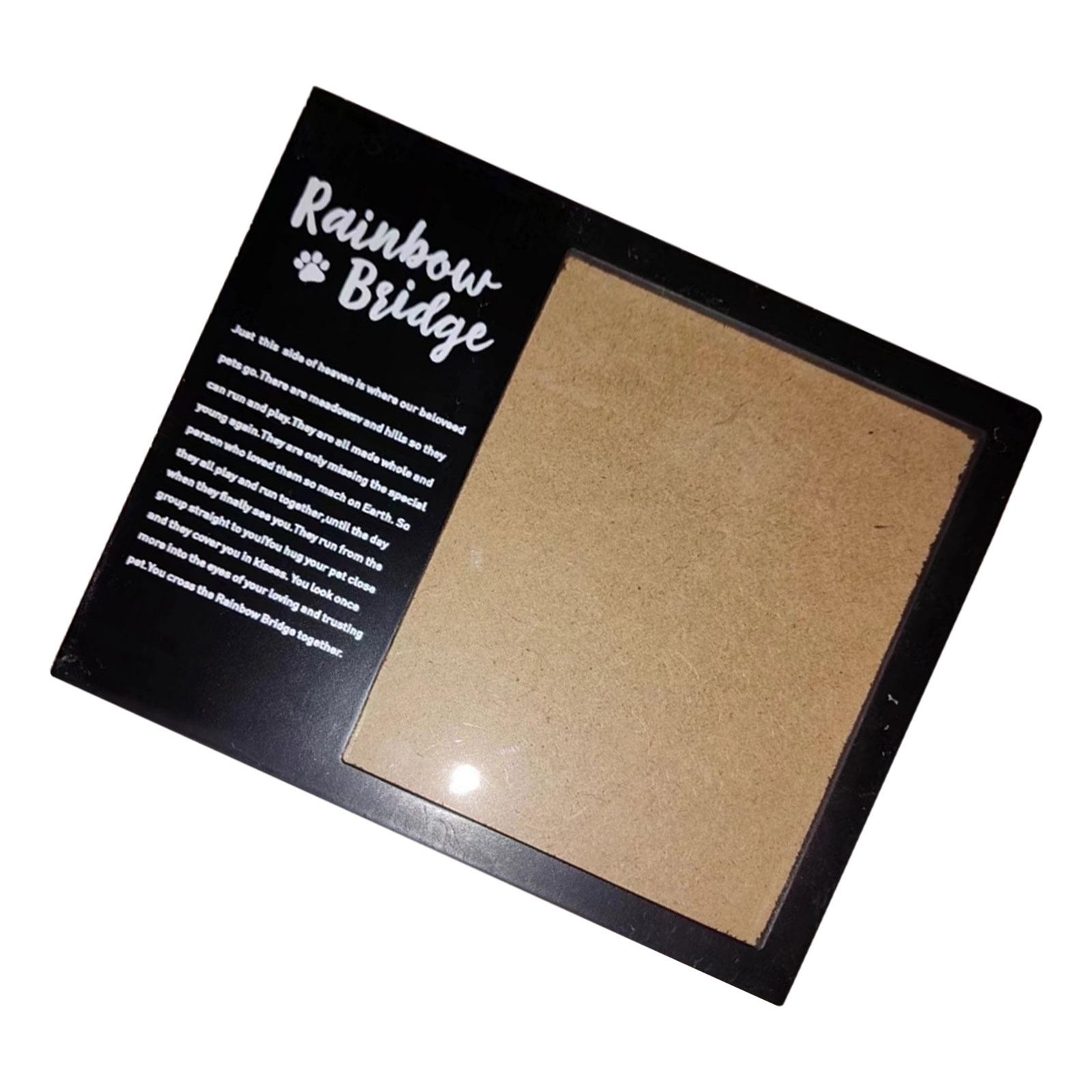 

Деревянная рамка для питомца для сохранения памяти о собаках и кошках, соболезнования, для дома, для стола, для фото, держатель для фото B