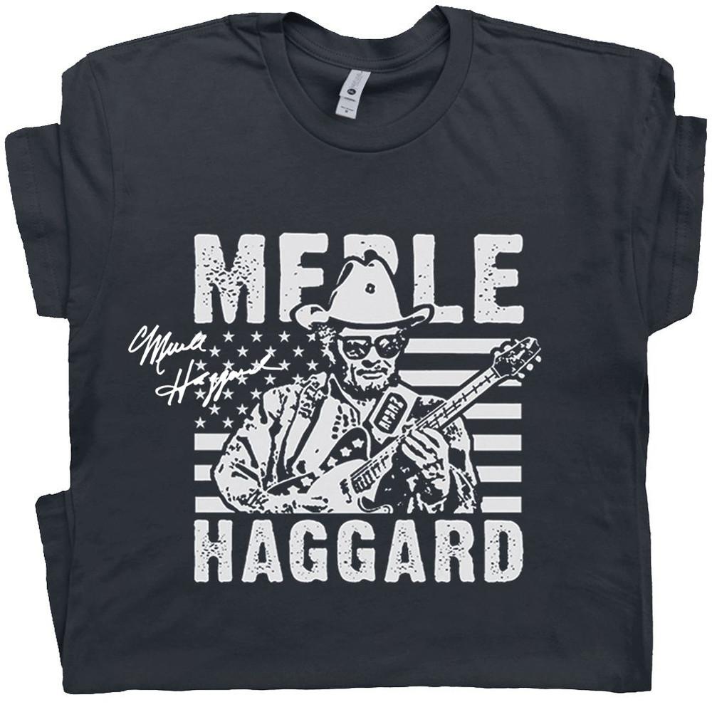 

Merle Haggard Signature Men s Tee Shirt Short Sleeve All Size S to 5XL 1T7 Unisex T-Shirt XXL