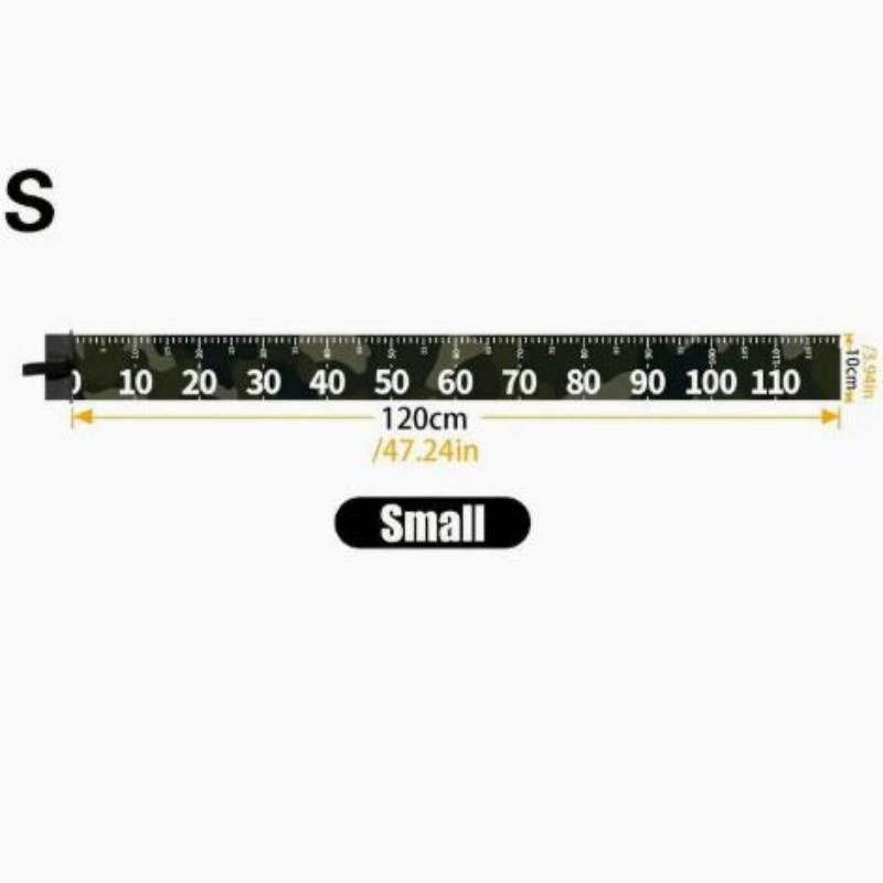 

Foldable PVC Fishing Fish Measuring Ruler Waterproof Camo Measuring Mat with Acrylic Baffle 1PCS PACK