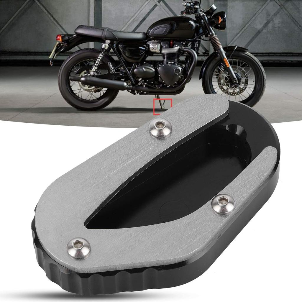 Tripad Side Stand Non-fading Fits Triumph Bonneville T100 Fits Triumph Bonneville T120 (Titanium)