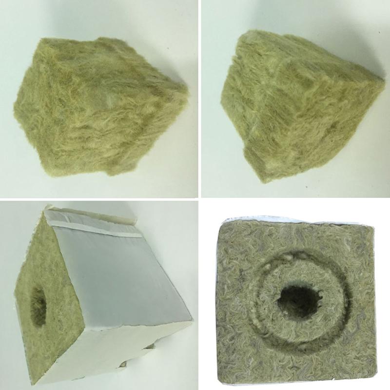 Rock Wool Cubes Ventilative Hydroponic Grow Rockwool Cubes Soilless Cultivation