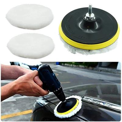 5PCS 3/4/5/inch Polishing Kit Polishing Pad Car Waxing Sponge Disk Wool Wheel Auto Paint Care Polisher Pads Gadget Accessories