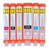 6PCS Ink Cartridge Replacement Refill Inkjet Box Printer Accessories for PIXMA MG5720