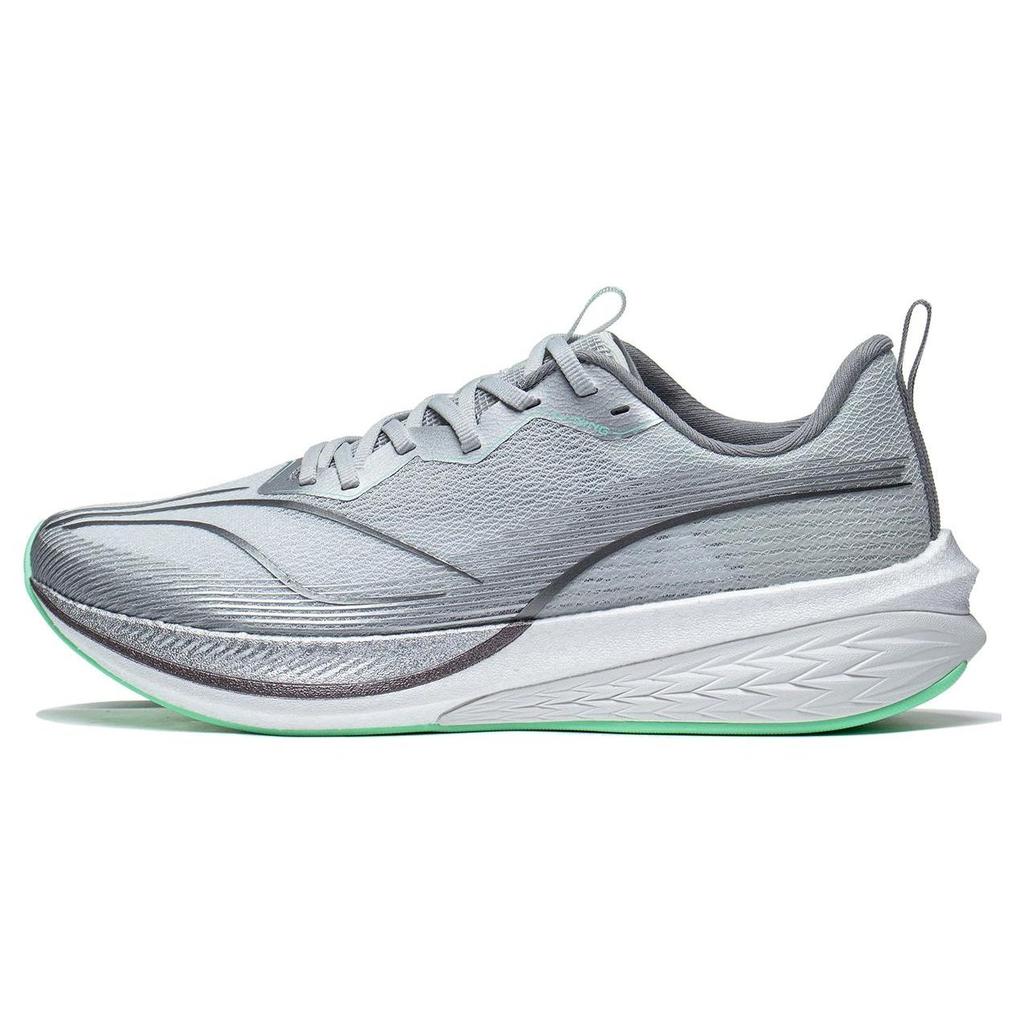 Li Ning Red Rabbit 6 Pro Fabric Reflective Lightweight High Resilience Racing Durable Low Top Running Shoes Men sneaker Gray ARMT013-14