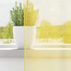 VidaXL Rideaux en voile avec œillets 2 pcs jaune, rideau en filet, rideau transparent, voile de fenêtre, traitement de 4102134