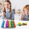 24er-Pack Dinosaurier-Wachsungseier Dino-Ei Ausbrütende Karte Ausbrütende Wachsende Dinosaurier-Spielzeuge Dino-Eier Überraschungseier für Kinderparty