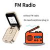 Mini Flip Mobile Phone FM Radio Magic Voice Blacklist Speed Dial Vibration 2SIM Card Small Display Foldable Phone