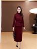 Elegant Spring 2026 Slim-Fit Lace-Up Three-Piece Dress for Women - Perfect for Mother's Day