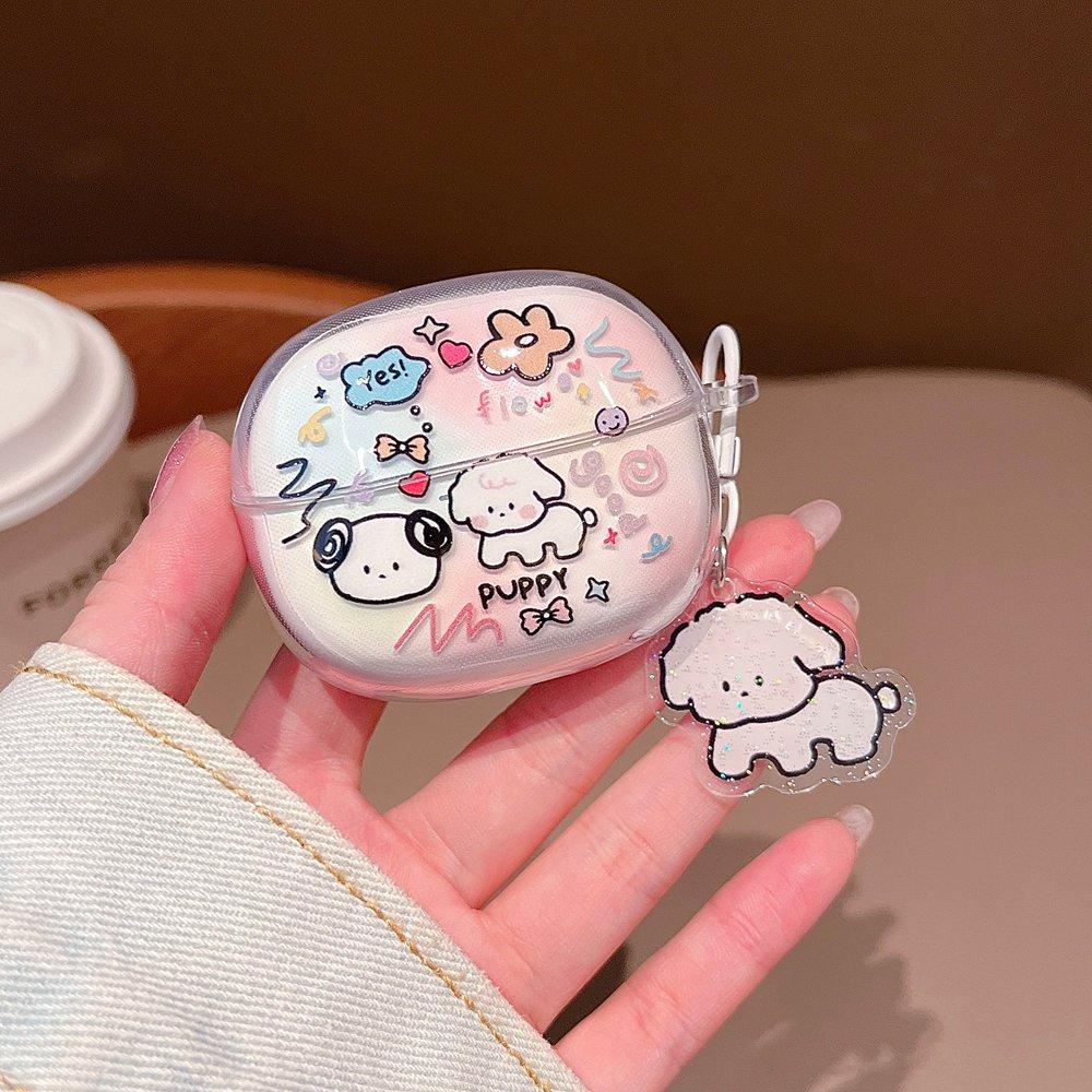 3D Siliconen Cover Voor Redmi Buds 8 Bluetooth Oortelefoon Case Voor Xiaomi Redmi Buds 8 Pro Lite Cartoon Schokbestendige Beschermhoes Redmi Buds 8 white