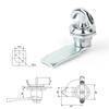 Stainless Steel Distribution Box Tool Lock Keyless Cylindrical Tongue Swivel Lock Industrial Instrument Cabinet Lock