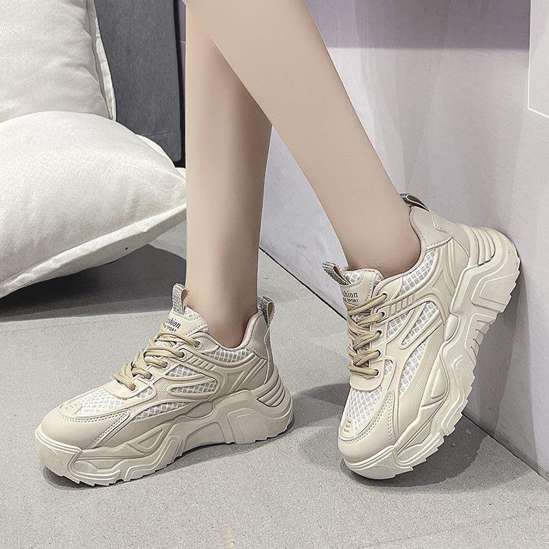 

Viral trends daddy shoes ins tide 2025 spring new fashion platform heightening Korean version of sports shoes running shoes 41