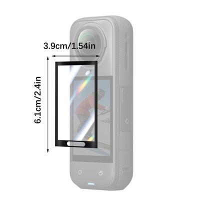 Hohe Empfindlichkeit Gehärtetes Glas Schutzfolie für X5 Kamera LCD-Display Dicke Gebogene Kanten Displayfolie Ersatz