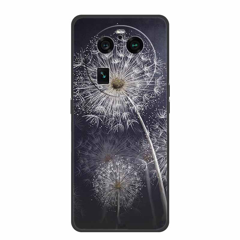 For Oppo Find X6 Pro Case Original Soft Silicone Shockproof Phone Back Cover Cases for Oppo Find X6 Pro 5G Cool Protector Shell