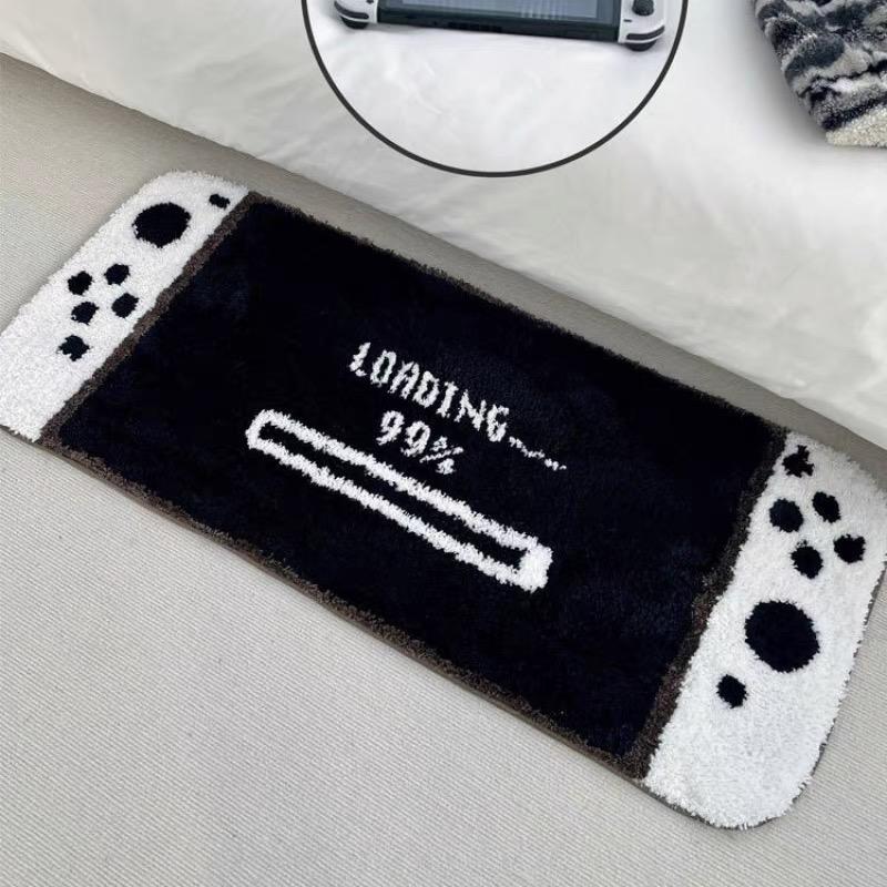 

VIKAMA Simple Bedroom Bed Rug Girl Room Bed Rug Full Cover Bay Window Sill Mat Light Luxury High Sense Carpet Home Decoration 50X120CM(1.6X3.9FT