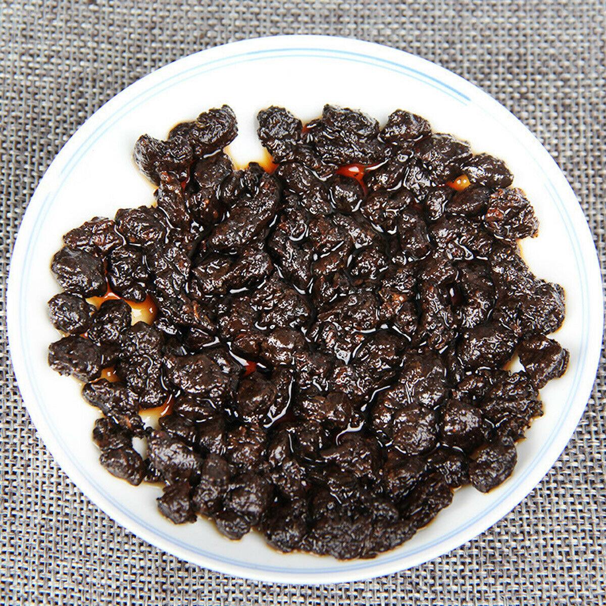 500 г приготовленного чая Пуэр Бамбуковая корзина ручной работы Спелый чай Пуэр Юньнань — фото 5