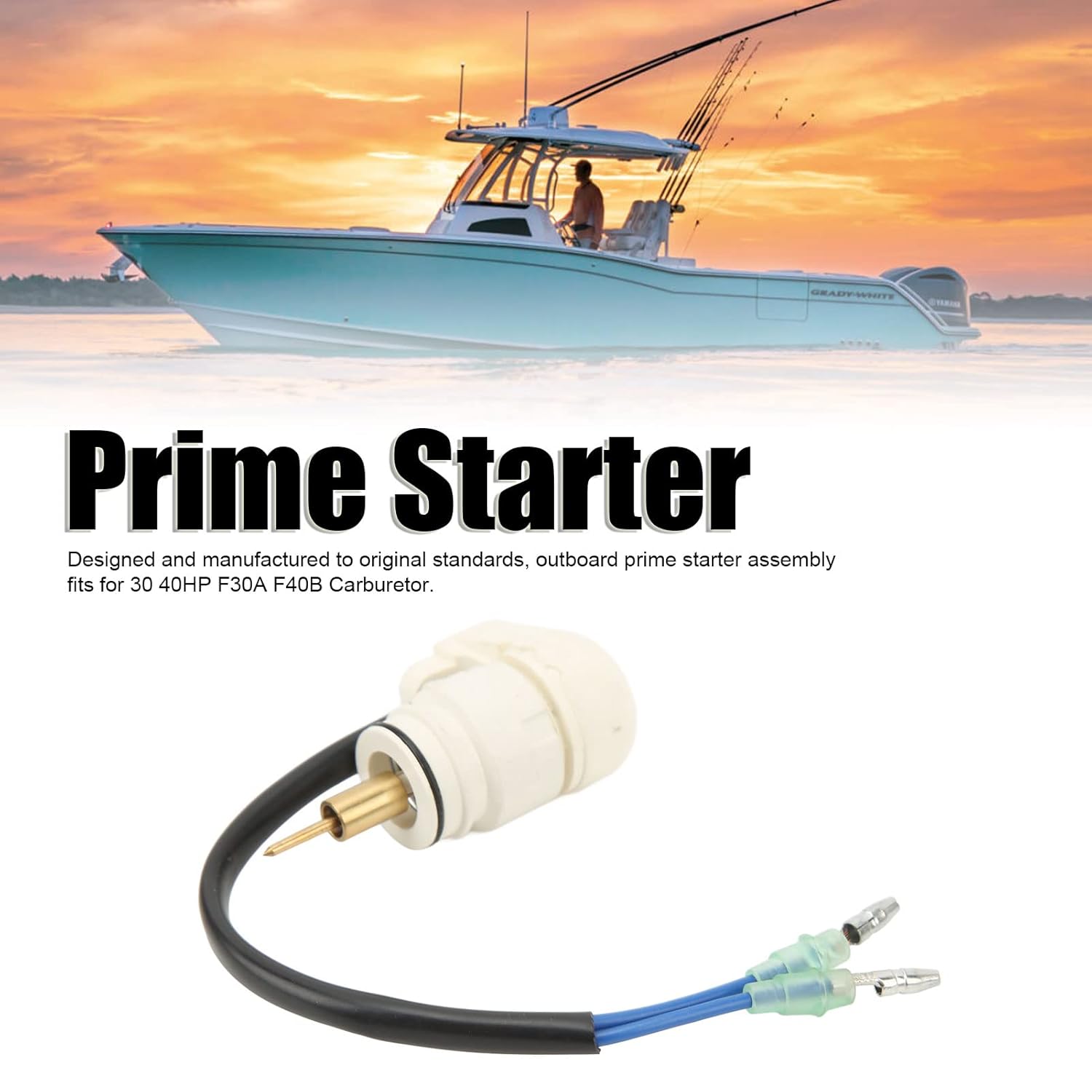 

Prime Starter, Outboard Prime Starter Quick Start 67C 14380 00 for 30 F30A F40B Carburetor