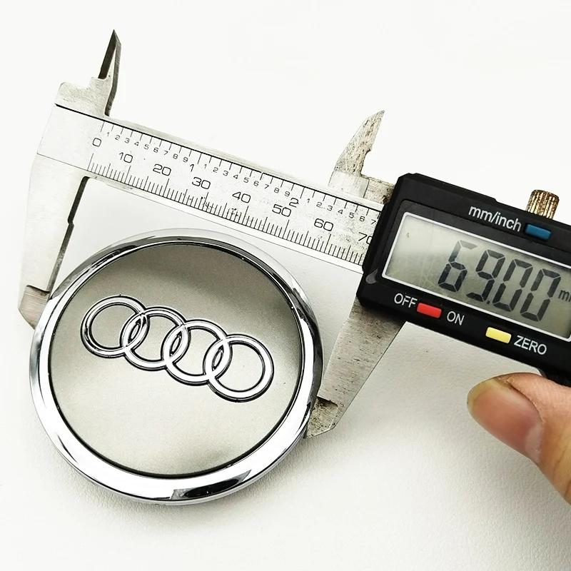 Audi 4 60mm/61mm/68mm/69mm car wheel hub center cover replacement cover accessories suitable for A3 A4 A5 A7 Q2 Q3 Q5 Q8 TT RS