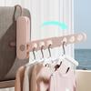 2Pcs Plastic Folding Clothes Hanger Rack Hanging Clothes Hanger Clothes Storage Organizer  Hotels