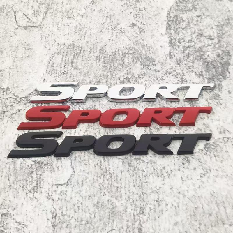 Auto SPORT Sport Emblem 3D Buchstabe Auto Heck Modifikation Aufkleber
