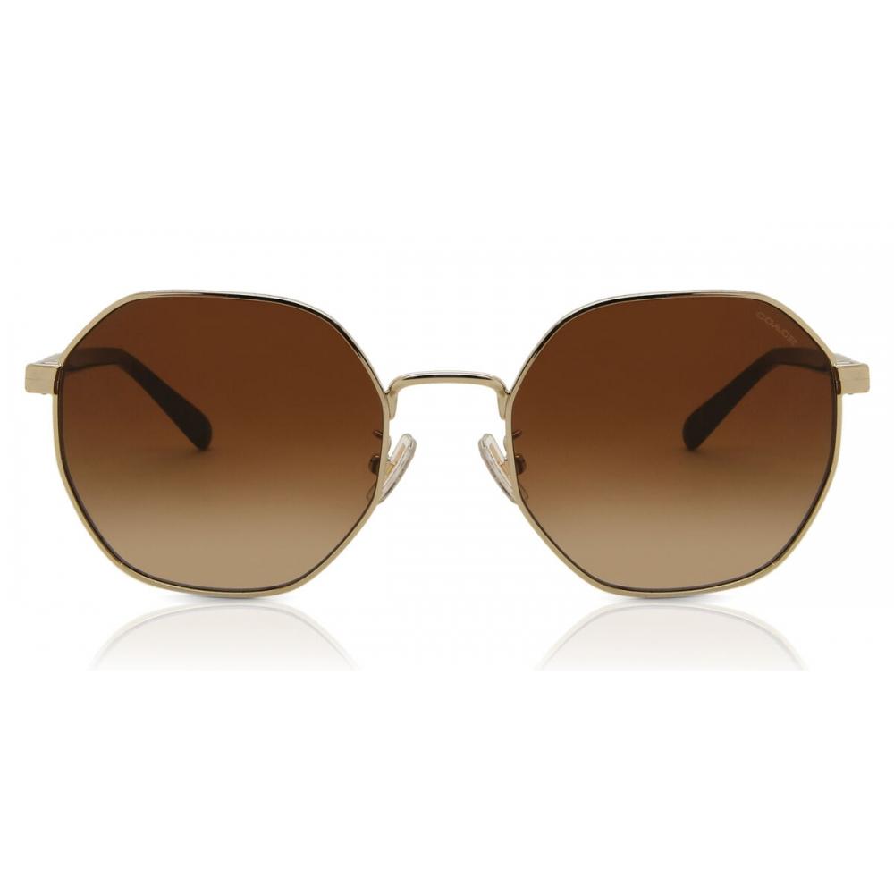 

Солнцезащитные очки женские Coach Hc7147 Ch556 Asian Fit 900574 Pale Gold/56