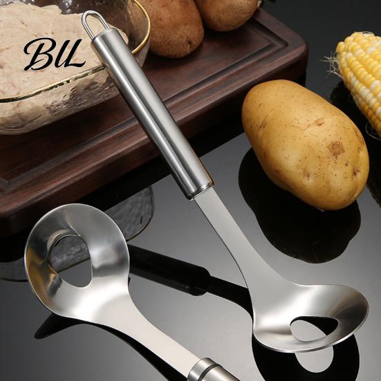304 Edelstahl Löffel Fleischbällchenformer Schaufel, Handpresse Schaufel für Fisch Garnelen Fleischbällchenformer Bälle, Antihaft-Kugelformwerkzeug Küche Kochen