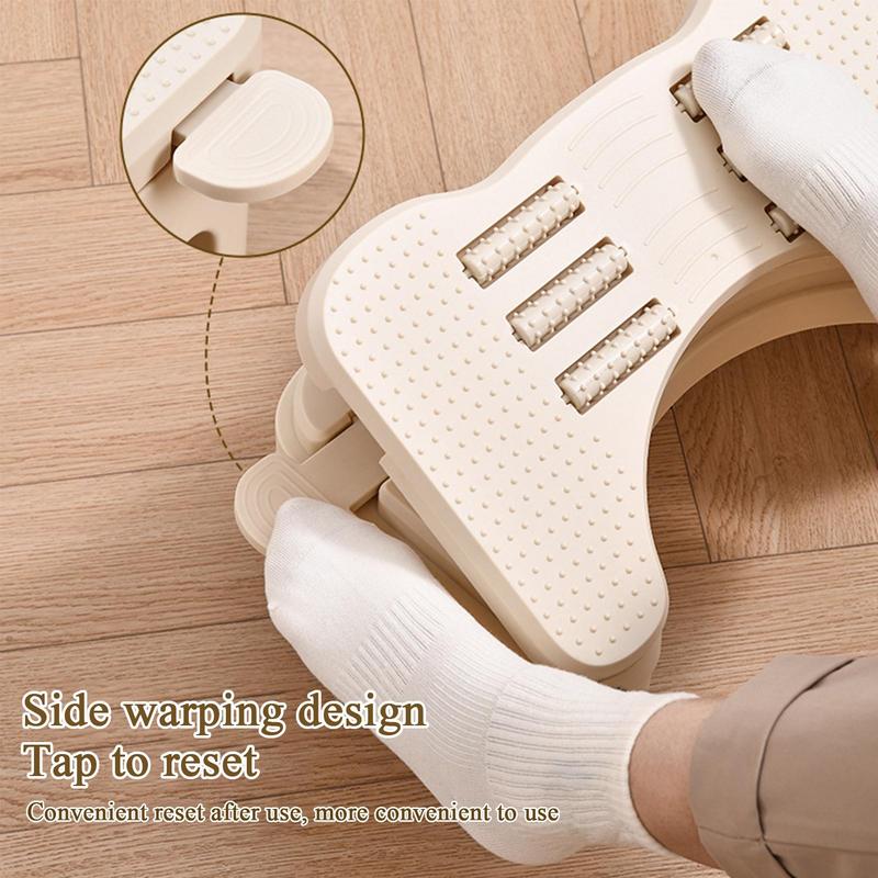 Foot Rest for Under Desk Adjustable Comfortable Foot Stool Portable Offices Footrests with Massage for Birthday Christmas party