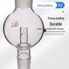 Adattatore a Sfera Antischizzi in Vetro Antideflagrante per Evaporatori Rotanti (100/250/500/1000ml)