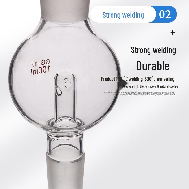 Adattatore a Sfera Antischizzi in Vetro Antideflagrante per Evaporatori Rotanti (100/250/500/1000ml)