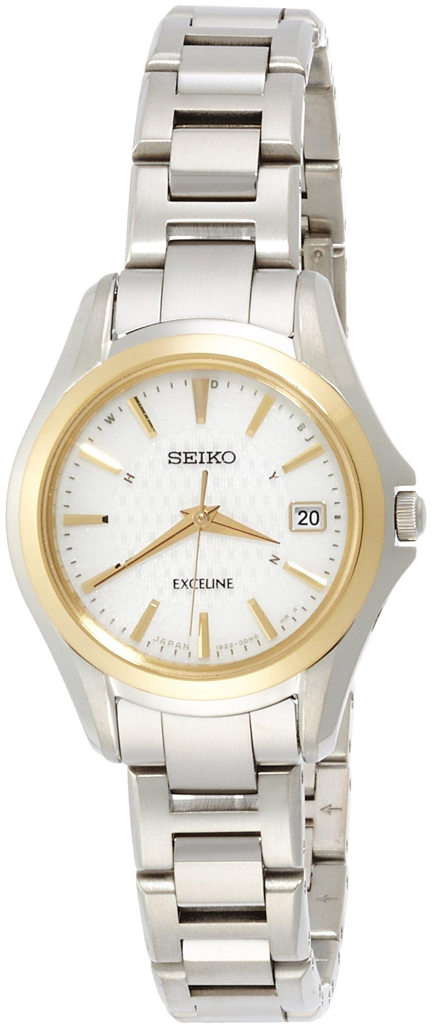 

Wristwatch Excelline Solar Radio Modification Sapphire Glass Super Clear Coating Titanium SWCW098 [Seiko Watch]