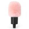 PhantAccy Pop Filter Wind Screen for Audio-Technica AT-2020 AT-2035 AT-2040 AT-2050 ATR2500 ATR2500X AT-4040 Microphones Pink Fur Noise Reduction