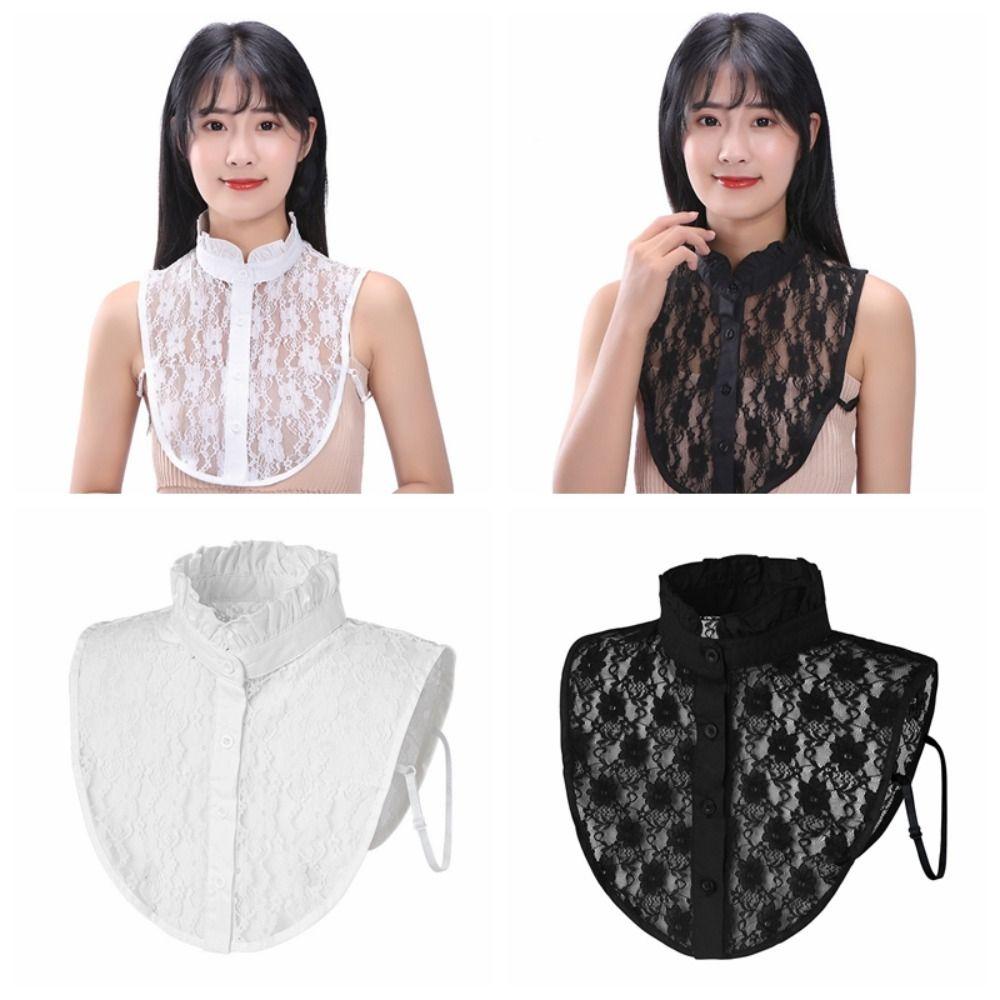 Multifunctional Lace Collar Lace Design Shirt Collar Fashion Detachable Collar  Women's