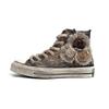 Jaren '70 Sand Dune Rose Hoge Canvas Schoenen Unisex Donkergroene Kleur 168558C(Team1999-)