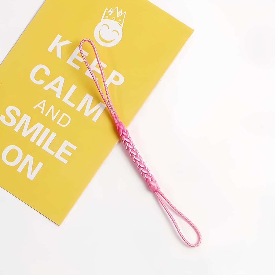 10PCS Double Ended Phone Rope Key Chain Lanyard Hand Knitted Phone Strap Braided Pendant Charms Phone Cord Keychian Accessories