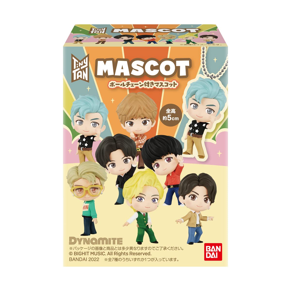 

TinyTAN MASCOT Талисман с шариковой цепочкой [Набор из 7 видов (полный полный)] *Коробкой не продается.