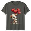 Puppy Love Hearts Dog Unisexs TShirt Unisexs Tee Graphic Unisex Top