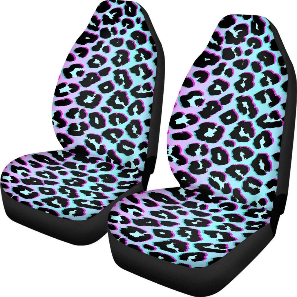 Pehede Car Seat Cover Moon Stars Planet Front for Cars, Easy To Tall Cover Set, Accessories Auto Trucks Van SUV,2 Packs