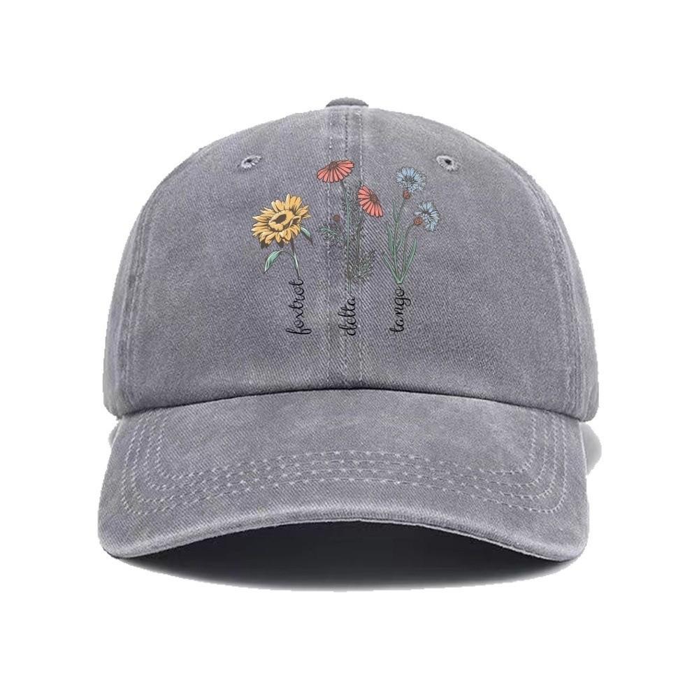Casual Dad Sun Hat Vintage Snapback Cap Fashion Printed Baseball Cap  Outdoor Activities