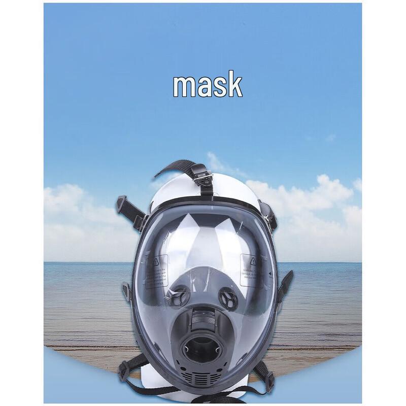 OLOMM Panoramic Full Face Respirator Mask