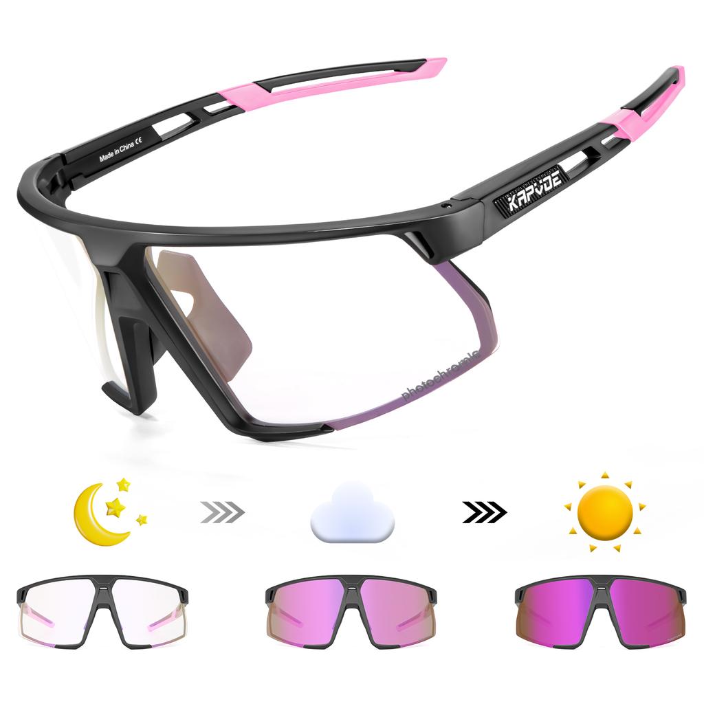 Kapvoe Cycling Polarized Sunglasses for Men Women Luxury Glasses Driving Cycling Golf Bike Glasses Fashion Shades Hiking Eyewear