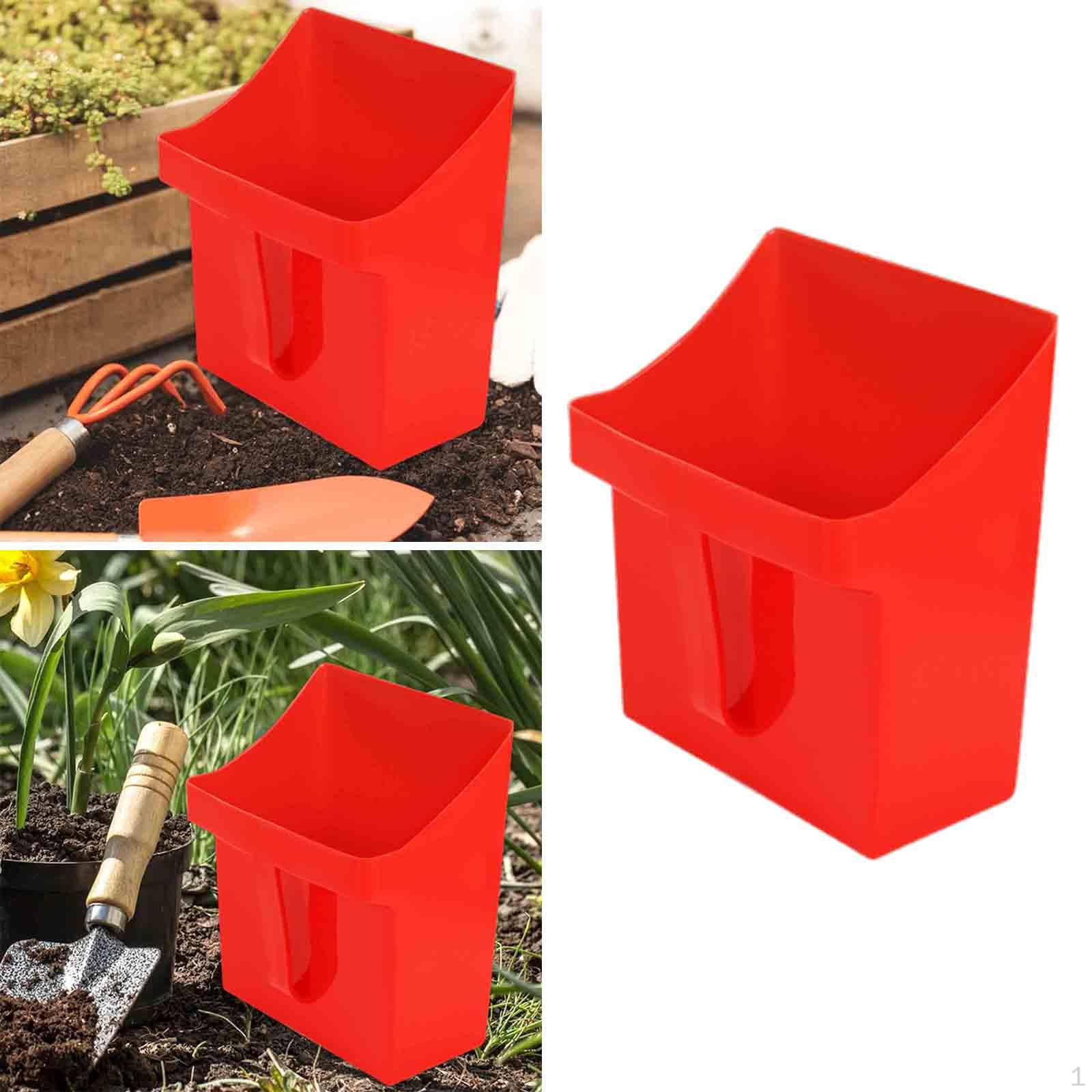 

Совок для очистки, легкий прочный садовый совок для листьев, садовый мусор для настольных домашних животных красный