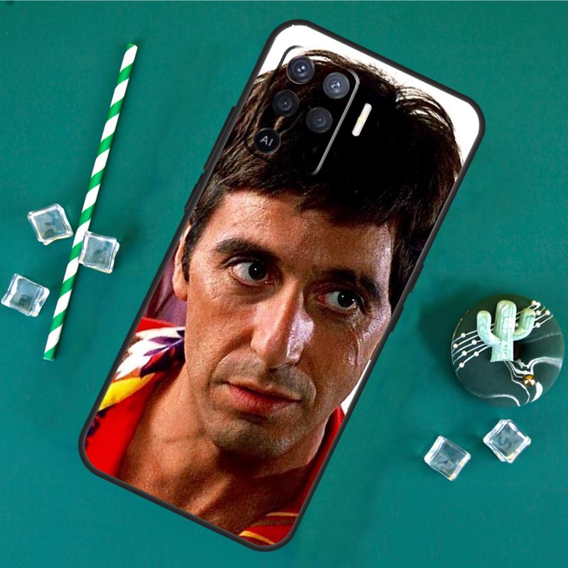 Al Pacino Scarface Phone Case For Oppo A18 A38 A58 A78 A98 A40 A60 A80 A91 A15 A17 A74 A94 A54 A57S A16 A76 A96