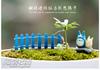 9.5*3cm Mini Wooden Fence DIY Miniature Fairy Garden Wood Barrier Dollhouse Showcase Craft Home Decor Garden Accessories