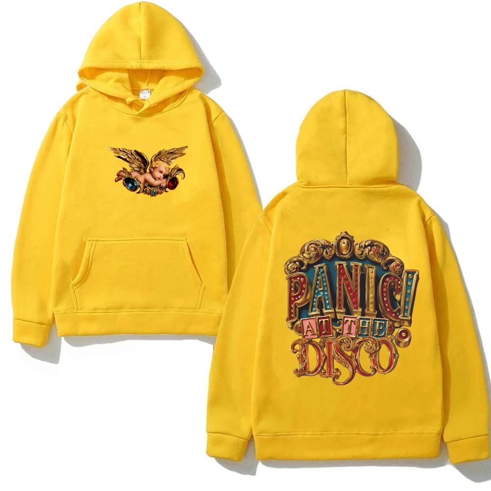 BAROQUE ANGEL PULLOVER HOODIE Panic! At The Disco 2025 New Harajuku Sweatshirt High Quality Clothing Sudaderas Hooded Hoody
