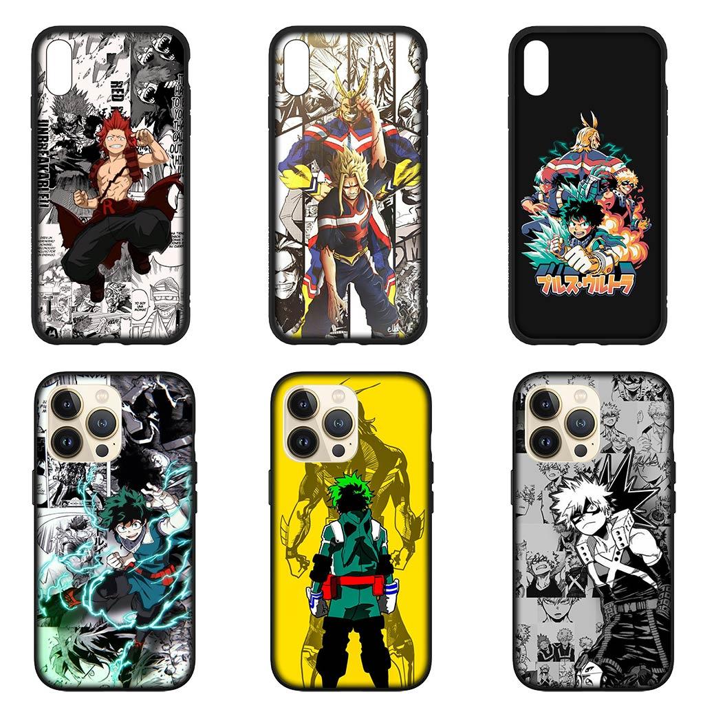 Midoriya Izuku My Hero Academia All Might Handyhülle für Apple iPhone 15 14 Plus 13 12 Mini Pro Max + 13Pro 14+ 15+ Weiche Hülle