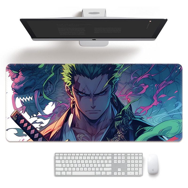 

2026Anime Office Mouse Pad Oversized ONE PIECE Boys E-sports Game Two-dimensional Computer Keyboard Desk Pad Animation Periphery 30x60x0.2cm