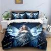 Exquisite Angel Wings Printed Bedding Sets Exquisite Set Duvet Cover Bed Comforter Set Bedding Set Luxury Birthday Gift