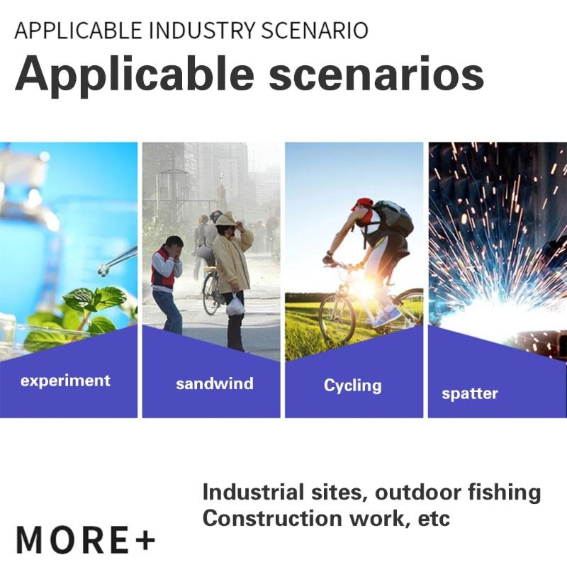 12 Stück Leichte PVC-Schutzbrillen für Fabrik- und Bauarbeiter, Schutzbrillen mit klaren Gläsern für den industriellen Gebrauch