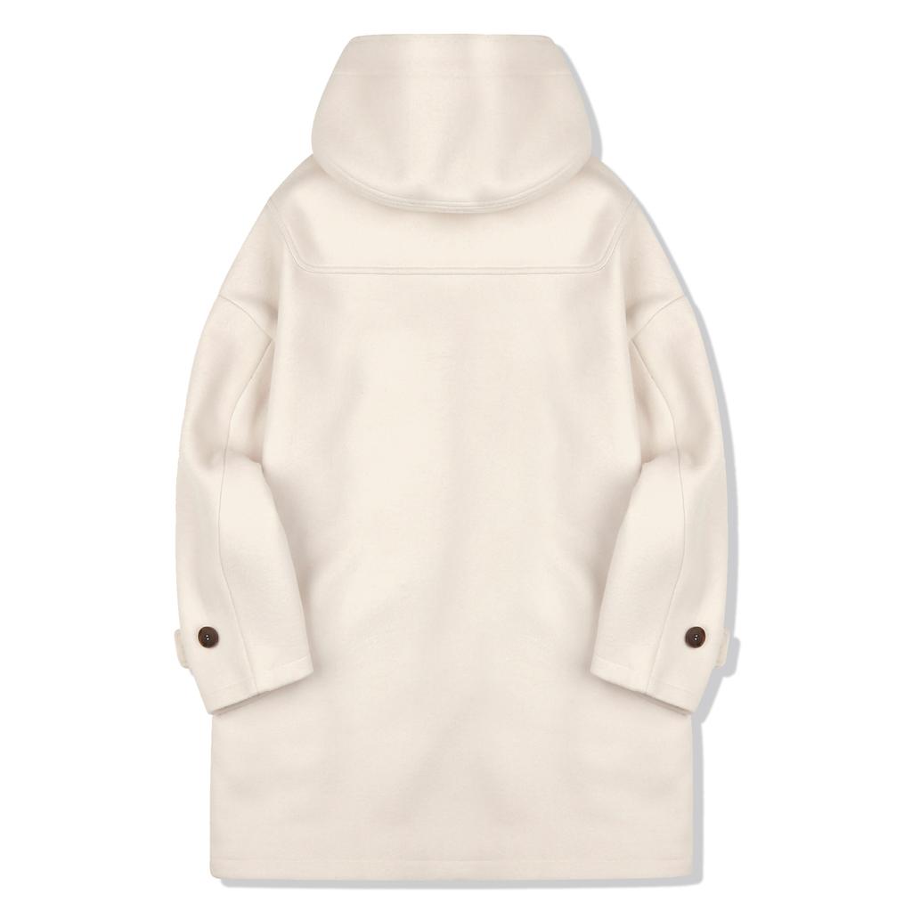 Mainbooth [Wool 90%]Oversized Duffle Coat(Ivory)